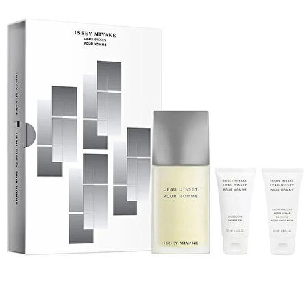 Issey Miyake Pour Homme Edt 125Ml + Shower Gel 50Ml + After Shave 50Ml