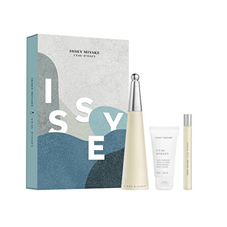 Issey Miyake L'Eau D'Issey Edt 100 Ml + Body Lotion 50 Ml + Edt 10 Ml