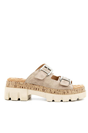 Muya Dolce Anatomik Taban Topuk Dikeni Kadın Terlik