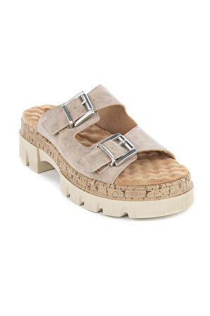 Muya Dolce Anatomik Taban Topuk Dikeni Kadın Terlik