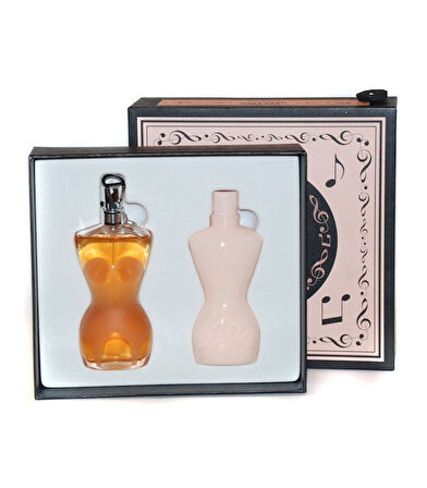 Jean Paul Gaultier 100 ml edt parfüm+100 ml vücut losyonu kadın kofre