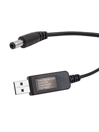 5V-12V usb to  Dc 5.5x2.5mm Kablo  modem uydu alıcı şarj kablosu 