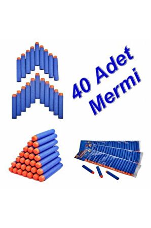 Nerf Yedek Mermi 40 Adet Tüm Nerflerle Uyumlu