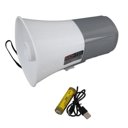 Notel 918l 25 Watt Bluetooth-usb-si̇ren-ses Kayit Özeli̇kli̇ Dahi̇li̇ Bataryali Mi̇ni̇ El Ti̇pi̇ Megafon