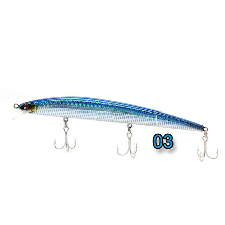Kendo Seabass Minnow 19.7Gr 145MM Floating Suni Yem 03