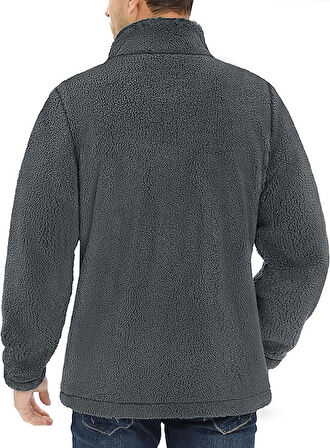 Oversize Peluş Sweatshirt Erkek Polar Sweatshirt Erkek Sweatshirt OVERSIZE-PELUSS