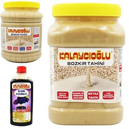 Bozkır Tahin Merkezi Beyaz Tahin 935gr X2 - Üzüm pekmezi 950 gr