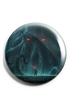 Cthulhu Iğneli Çanta Rozeti