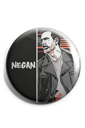 Negan Iğneli Çanta Rozeti