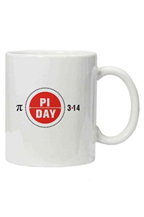 Kupa Bardak Pi Day Red Logo
