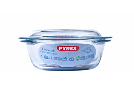 PYREX 204A000/7743 KAPAKLI CAM YUVARLAK FIRIN KABI 2,1L