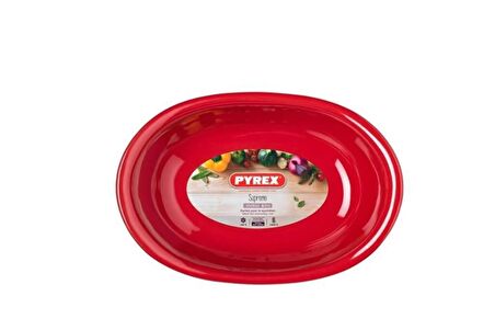 PYREX SU26OR5/7046 26CM OVAL FIRIN KABI KIRMIZI