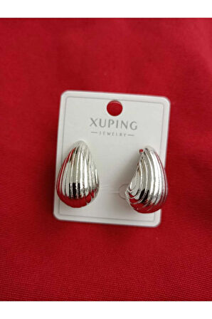 Xuping Gümüş Damlalı Küpe