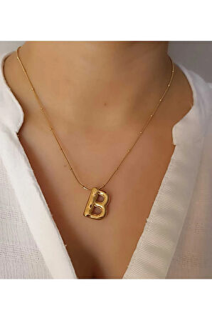 1.Sınıf Çelik Kararma Yapmaz Harf Kolye(İstediğiniz Harfi Sorular Bölümünden Belirtiniz)