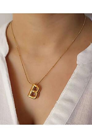 1.Sınıf Çelik Kararma Yapmaz Harf Kolye(İstediğiniz Harfi Sorular Bölümünden Belirtiniz)