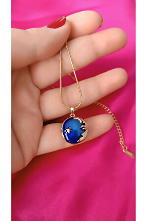 Çelik Kararma Yapmaz Gökyüzü Şekilli Açılabilir Kolye