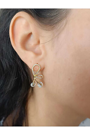 Çelik Kararma Yapmaz Şık Zarif Kadın Küpe