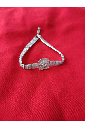 1.Sınıf Çelik Kararma Yapmaz Baget Taşlı Şık Bileklik