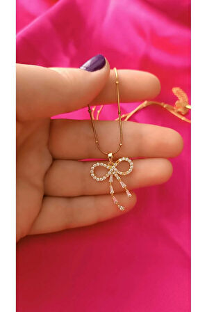 1.Sınıf Çelik Kararma Yapmaz Zirkon Taşlı Sonsuzluk Kolyesi