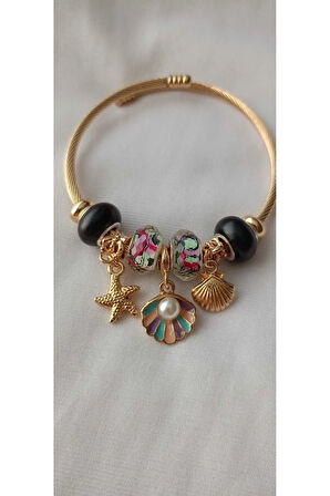 1.Sınıf Çelik  Kararma Yapmaz Charm Bileklik