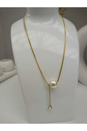 İncili Şık Kararma Yapmaz Kadın Kolye