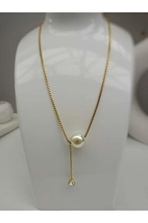 İncili Şık Kararma Yapmaz Kadın Kolye