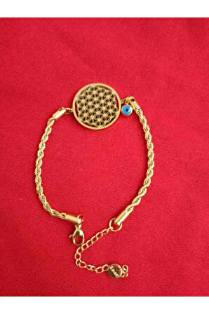 Yaşam Çiçeği Kararma Ypmaz 1.Sınıf Kadın Çelik Bileklik