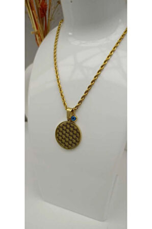 Yaşam Çiçeği Kararma Yapmaz 1.Sınıf Kadın Çelik Kolye