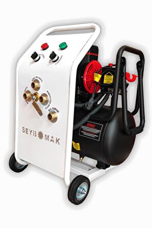 Beyaz 24 Litre Çift Yönlü 2 Hp Havalı Petek Temizleme ve Kanal Açma Makinesi