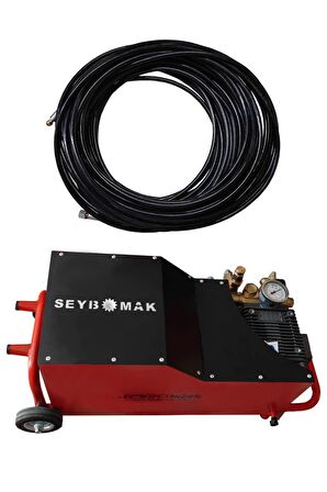 Seybomak Yüksek Basınçlı mini Su Jeti Kanal-gider Açma  Ve Temizleme Makinası min.120 bar