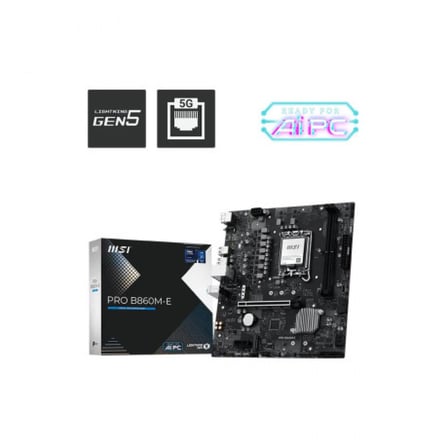 MSI PRO B860M-E DDR5 6400MHzOC 1851P mATX