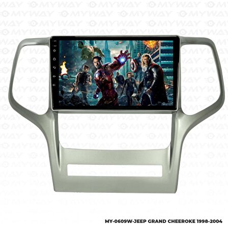 Araç Multimedya Jeep Grand Cherokee Android 12 Carplay 4Gb Ram + 64Gb Hdd 1998-2004 Navigasyon Ekran MYW