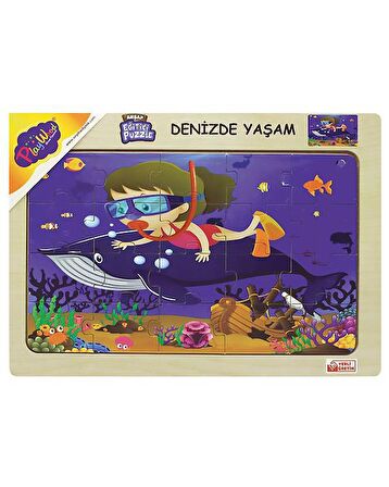 Play Wood ONY190 3+ Yaş Büyük Boy Puzzle 20 Parça