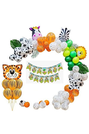 Safari Lüks Balon Zincir Seti