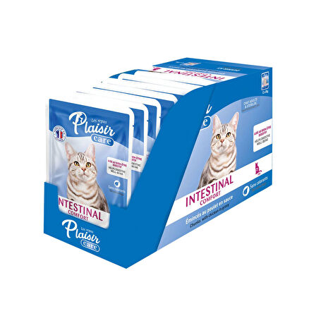 Plaisir Care 85Gr Intestinal Comfort 12 Adet Yaş Kedi Maması