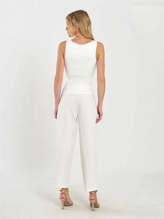 Lefon Kadın Kare Yaka Askılı Bluz 071857