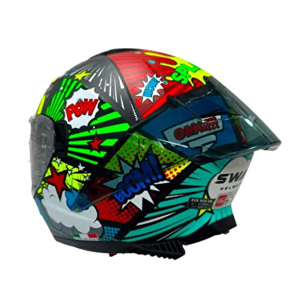 Sway Kapalı Kask Sw 865 Boom