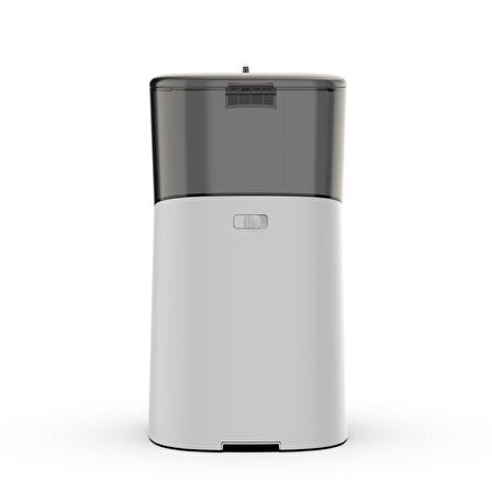 Wero 1080p Ayarlanabilir Kamera, 6 Lt, Wifi Kontrol Kedi / Köpek Besleyici, Pet Feeder, Metal Kase, Beyaz