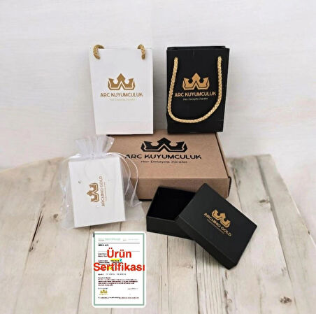 Yıldız İsmine Özel Kelebek Motifli 14 Ayar Altın Plakalı Zincirli Hediye Bileklik-343isim-siyahtaş