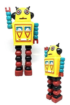 İpek Yıldızı® Decotown Nostaljik Sevimli Uzaylı Robot Şeklinde Figür Biblo