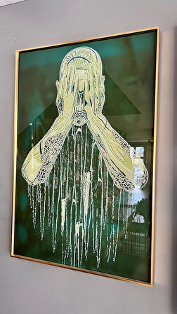 Soyut İnsan Figürü Temalı Modern Tablo