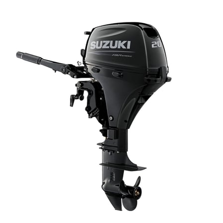 Suzuki 20 HP Uzun Şaft Marşlı Trimli 4 Zamanlı Deniz Motoru