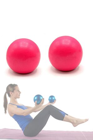 Pilates Ağırlık Topu Plates Toning Ball Denge Ve Agirlik Topu 0.5 Kg X 2 Adet