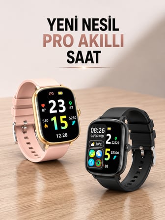 Yeni Nesil Akıllı Saat Arama Bildirimleri, Uyku & Kalp Atış Takibi - Lisinya