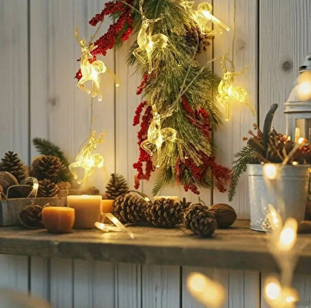 LED Noel Ren Geyiği Dize Işıkları, Noel Yeni Yıl , Yılbaşı