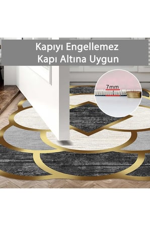 Banyo Paspası, Yumuşak Banyo Halısı, Kaymaz Dot Tabanlı, Yıkanabilir - 60x100