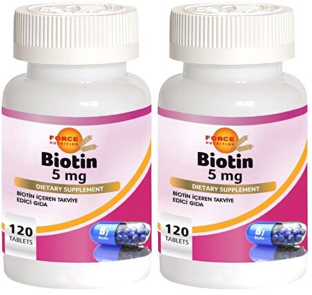 Biotin 2x120 Tablet