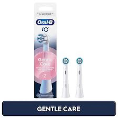 Oral-B İO Gentle Care Diş Fırçası Yedek Başlık 2li Beyaz