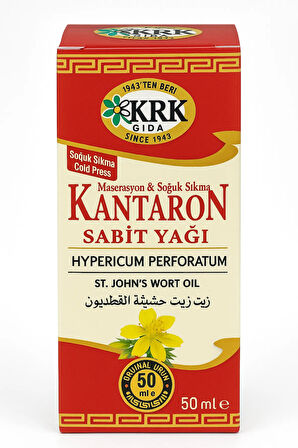 Doğal Sarı Kantaron Yağı 50 ml – Cilt Lekelerine Karşı | Soğuk Sıkım