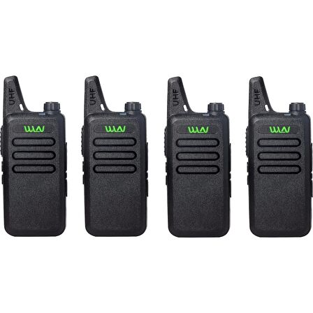 WLN Kd-C1 Pmr El Telsizi 4'lü Ful Set + Kulaklık